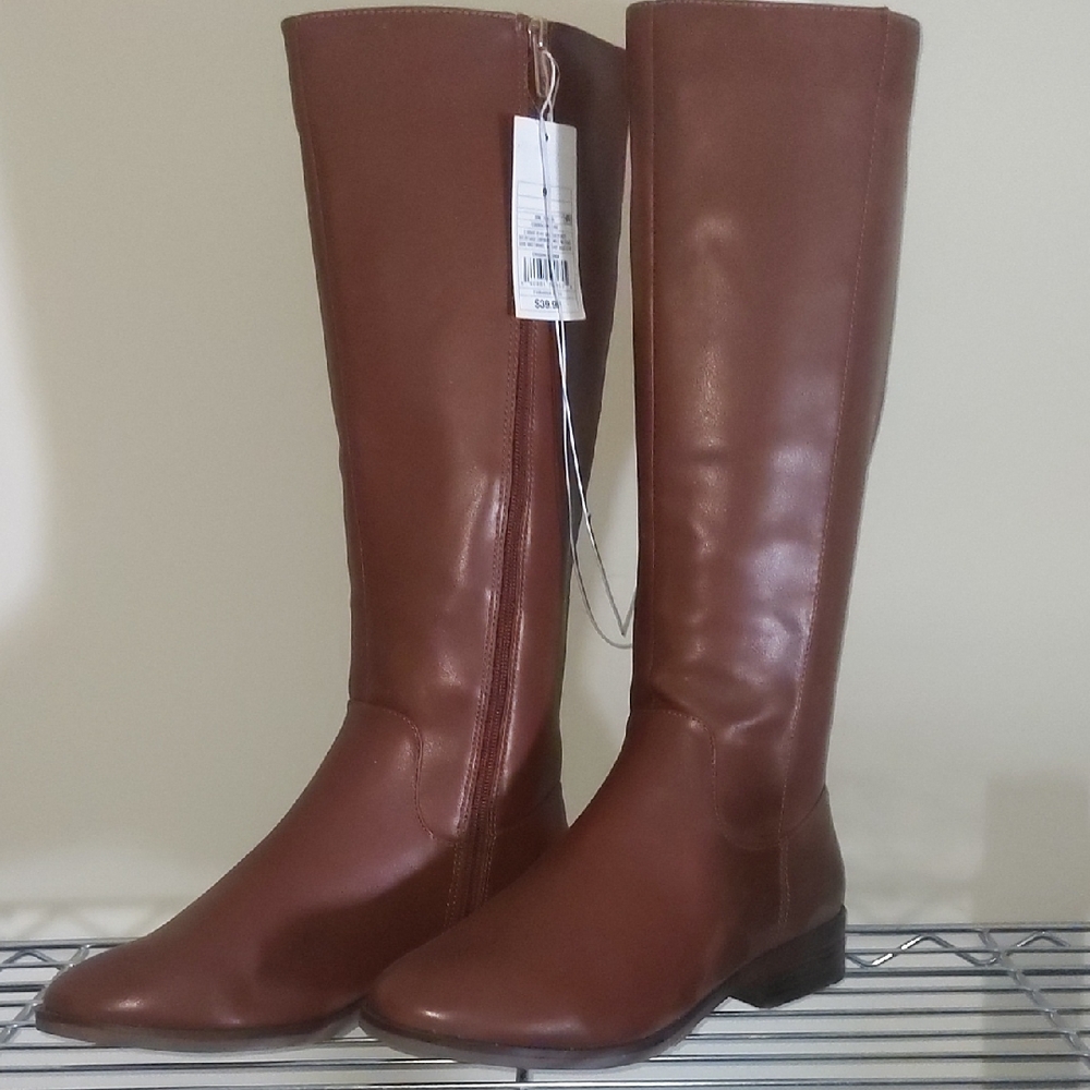 a new day Brown Over the Knee Boots with Classic Silhouette